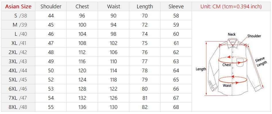 Men's Business Casual Long Sleeved Shirt