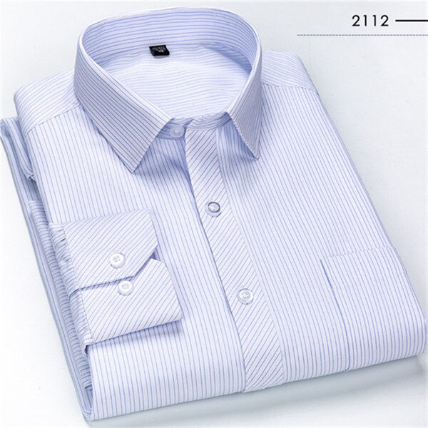 Classic Striped Plaid Men's Casual Shirt