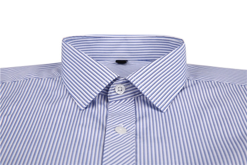 Classic Striped Plaid Men's Casual Shirt