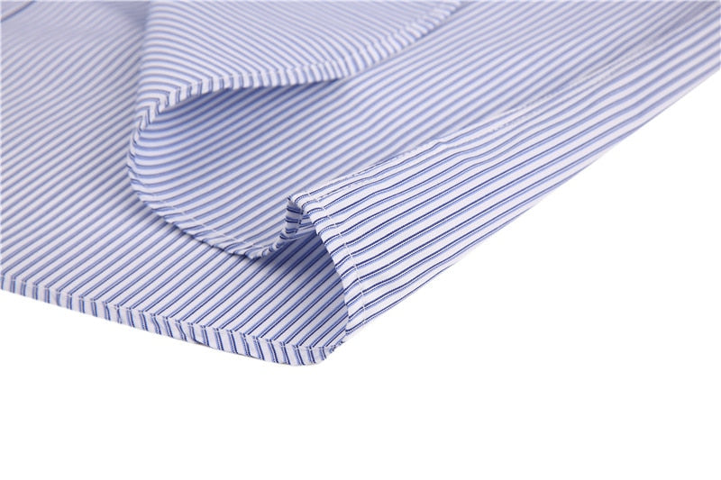 Classic Striped Plaid Men's Casual Shirt