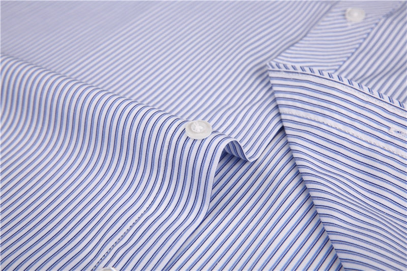 Classic Striped Plaid Men's Casual Shirt