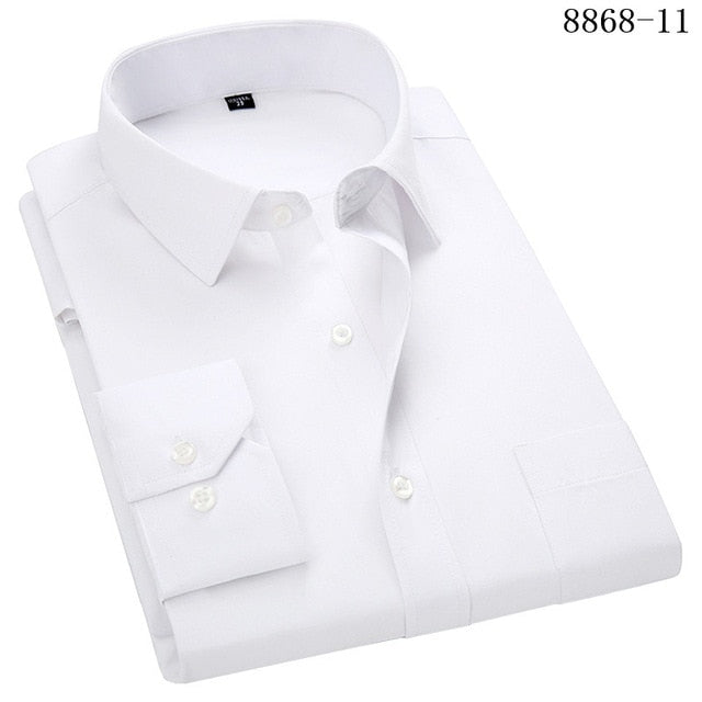 Men's Business Casual Long Sleeved Shirt