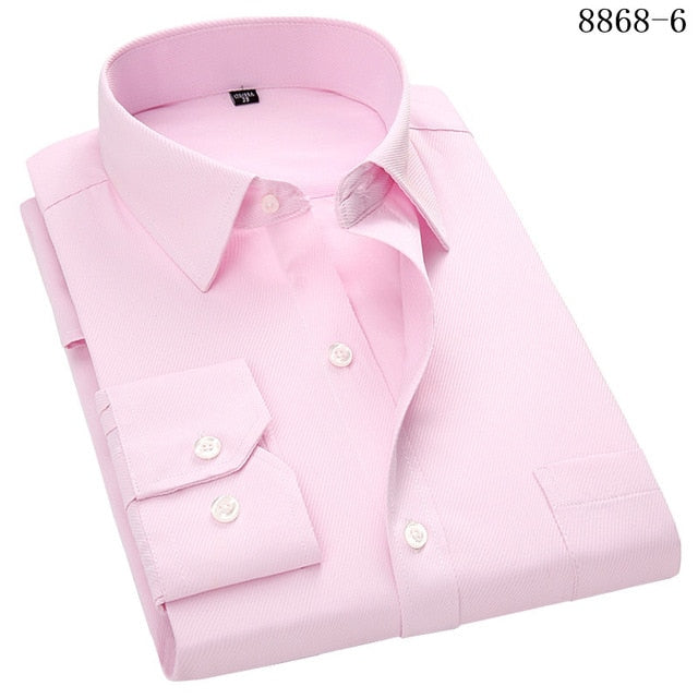 Men's Business Casual Long Sleeved Shirt